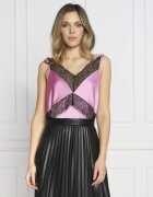 BOSS BLACK De satin top Ilacea | Regular Fit