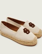 BOSS BLACK Espadrile Madeira_Slon_CVBBHF cu adaos de piele