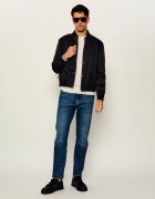 BOSS BLACK Geacă bomber C-Mileon | piele întoarsă | regular fit cu adaos de piele
