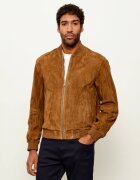 BOSS BLACK Geacă bomber H-Muller | regular fit | piele întoarsă