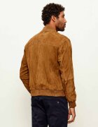 BOSS BLACK Geacă bomber H-Muller | regular fit | piele întoarsă
