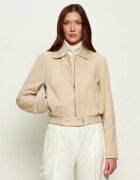 BOSS BLACK Geacă Salene | regular fit | piele întoarsă