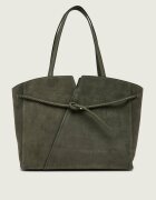 BOSS BLACK Geantă shopper Boss Revers | piele întoarsă
