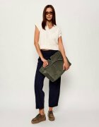 BOSS BLACK Geantă shopper Boss Revers | piele întoarsă
