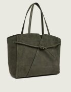 BOSS BLACK Geantă shopper Boss Revers | piele întoarsă