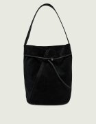BOSS BLACK Geantă tip sac Boss Revers | piele întoarsă