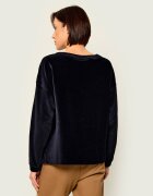 BOSS BLACK Hanorac Velvet | Relaxed fit | catifea reiată