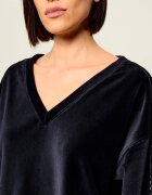 BOSS BLACK Hanorac Velvet | Relaxed fit | catifea reiată