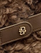 BOSS BLACK Mănuși de piele Yosie-F-SH cu adaos de lână | shearling
