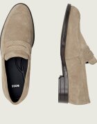 BOSS BLACK Mocasini pantofi loafer Tayil | piele întoarsă