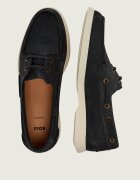 BOSS BLACK Mocasini Sienne | piele întoarsă