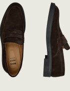 BOSS BLACK Pantofi loafer Calev | piele întoarsă