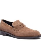 BOSS BLACK Pantofi loafer Tayil | piele întoarsă