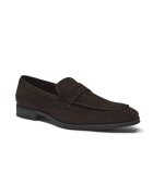 BOSS BLACK Pantofi loafer Theon | piele întoarsă