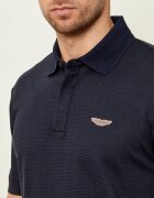BOSS BLACK Polo C-Parris 248 Boss x Aston Martin | Regular Fit | z dodatkiem lnu