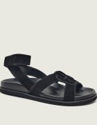 BOSS BLACK Sandale Freyah | piele întoarsă