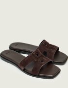 BOSS BLACK Șlapi Charlize_SaMu10_SBHF | piele întoarsă