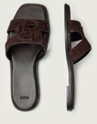 BOSS BLACK Șlapi Charlize_SaMu10_SBHF | piele întoarsă