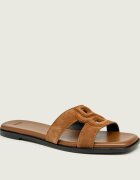 BOSS BLACK Șlapi Charlize_SaMu10_SBHF | piele întoarsă