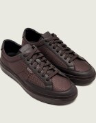 BOSS BLACK Sneakers Kieran_Tenn_alnymn cu adaos de piele