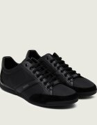 BOSS BLACK Sneakers Saturn_Lowp cu adaos de piele