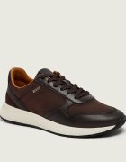 BOSS BLACK Sneakers Titanium_Runn_buny cu adaos de piele