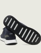 BOSS BLACK Sneakers Titanium_Runn_knst_N cu adaos de piele