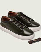 BOSS BLACK Teniși din piele Gary_Tenn_buamf
