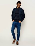 BOSS BLACK Teniși din piele Vinston_Runn_butb