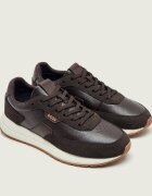 BOSS BLACK Teniși din piele Vinston_Runn_sdtbbu | piele întoarsă