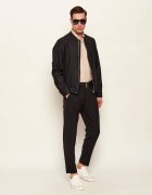BOSS BLACK Teniși din piele Zarek_Tenn_sddr_DB | BECKHAM x BOSS | piele întoarsă