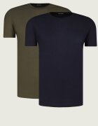 BOSS BLACK Tricou 2-pack RN 2P Rib | regular fit