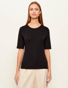 BOSS BLACK Tricou EVYTA | Slim Fit cu adaos de mătase