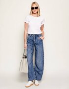 BOSS Orange Blugi C_PLEATED BARREL 1.0 | Mom Fit
