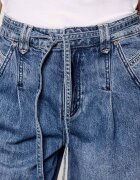 BOSS Orange Blugi C_PLEATED BARREL 1.0 | Mom Fit