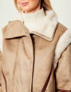 BOSS Orange Geacă 2 în 1 C_Cheerlea | Relaxed fit | shearling