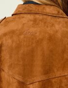 BOSS Orange Geacă C_Sabea | Relaxed fit | piele întoarsă