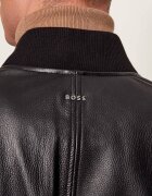 BOSS Orange Geacă de piele bomber Jakri | regular fit