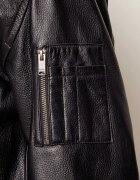 BOSS Orange Geacă de piele bomber Jakri | regular fit