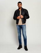 BOSS Orange Geacă de piele bomber Jokans | regular fit