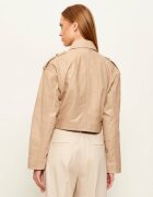 BOSS Orange Geacă de piele C_Salace | Loose fit