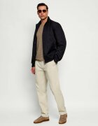BOSS Orange Pantaloni chino Pleated_3 | Tapered fit | catifea reiată