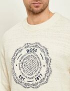 BOSS Orange Pulover Kerbert | Relaxed fit cu adaos de lână