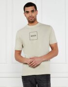 BOSS Orange Tricou Te_linenlogo | Regular Fit | cu adaos de in