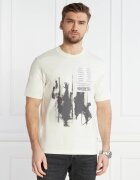 BOSS Orange Tricou Te_Patchwork | Relaxed fit