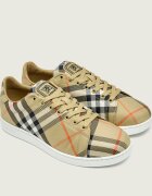 Burberry Sneakers Check Set cu adaos de piele