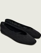 Calvin Klein Balerini cu adaos de piele
