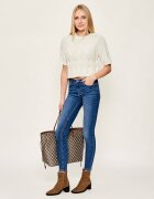 Calvin Klein Botine cu toc | piele întoarsă