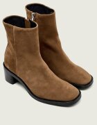 Calvin Klein Botine cu toc | piele întoarsă