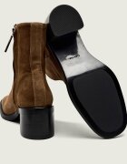 Calvin Klein Botine cu toc | piele întoarsă